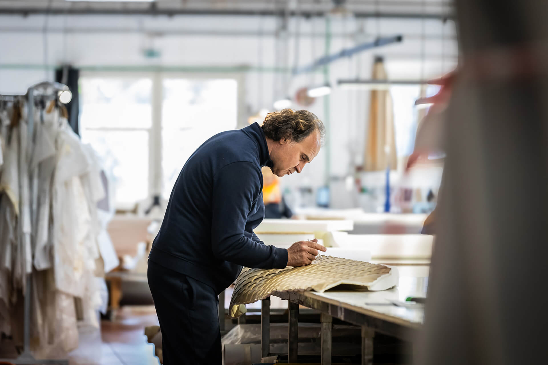 tappezzeria nautica d'amico fase controllo qualità