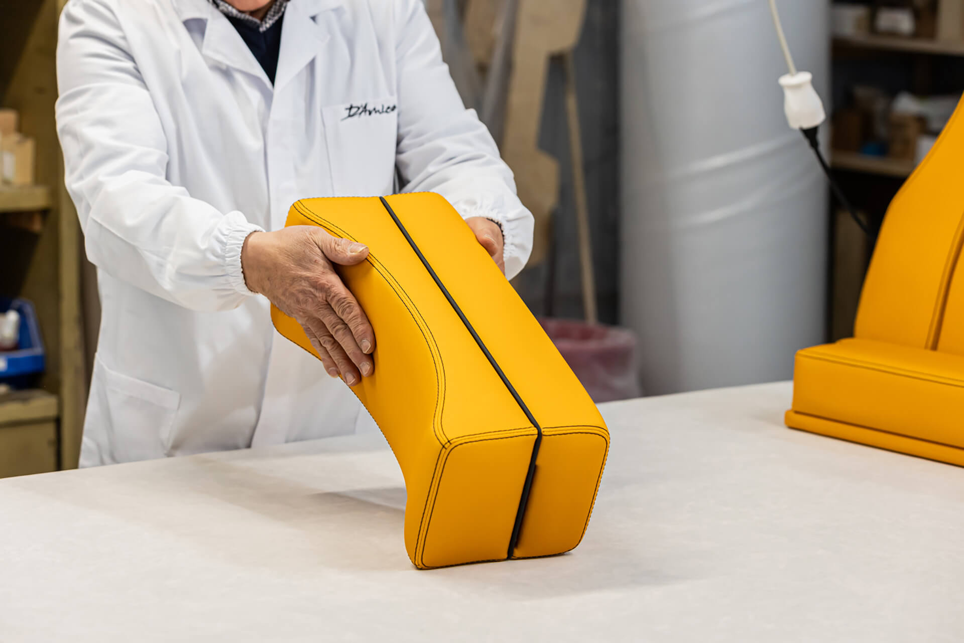 tappezzeria nautica d'amico fase controllo qualità