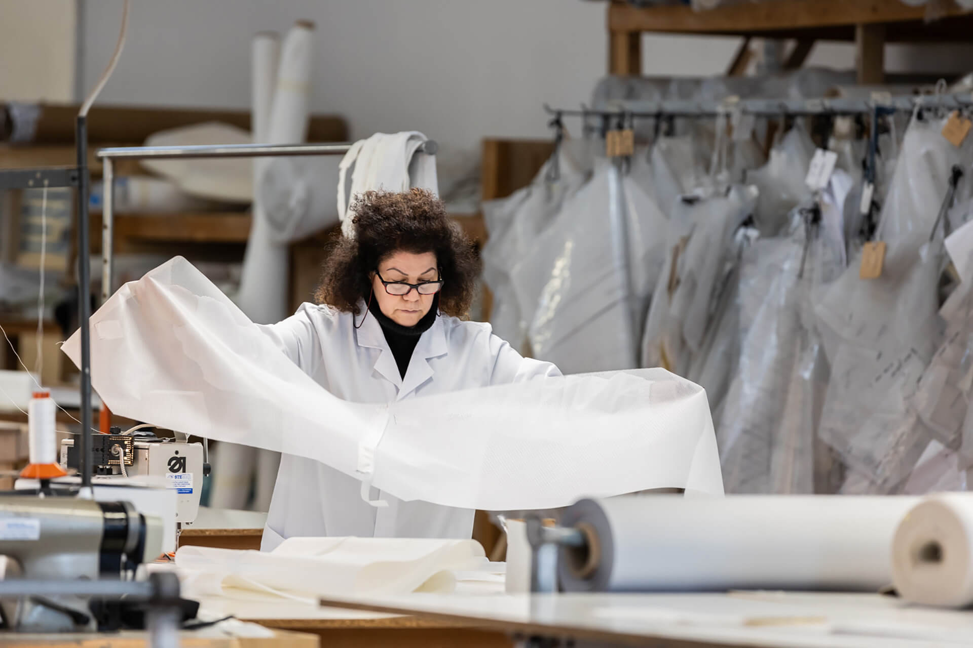 tappezzeria nautica d'amico fase cucitura