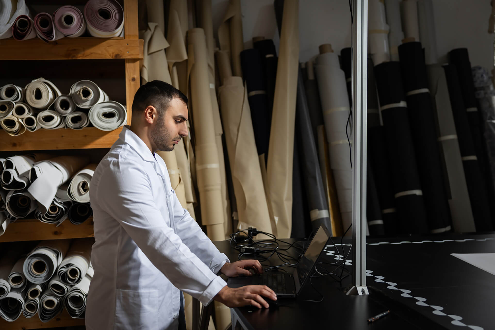 tappezzeria nautica d'amico fase digitalizzazione modelli