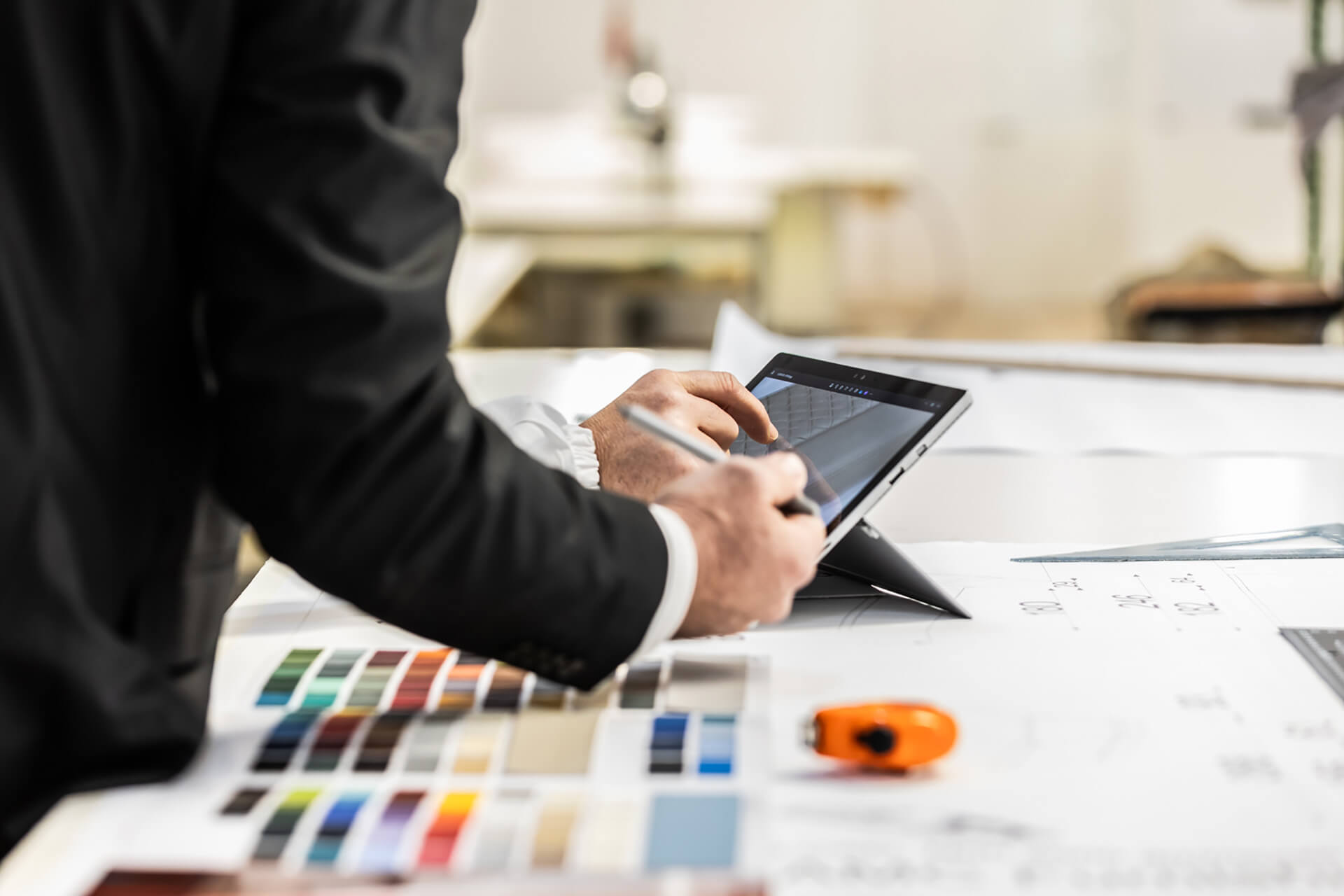 tappezzeria nautica damico fase progettazione