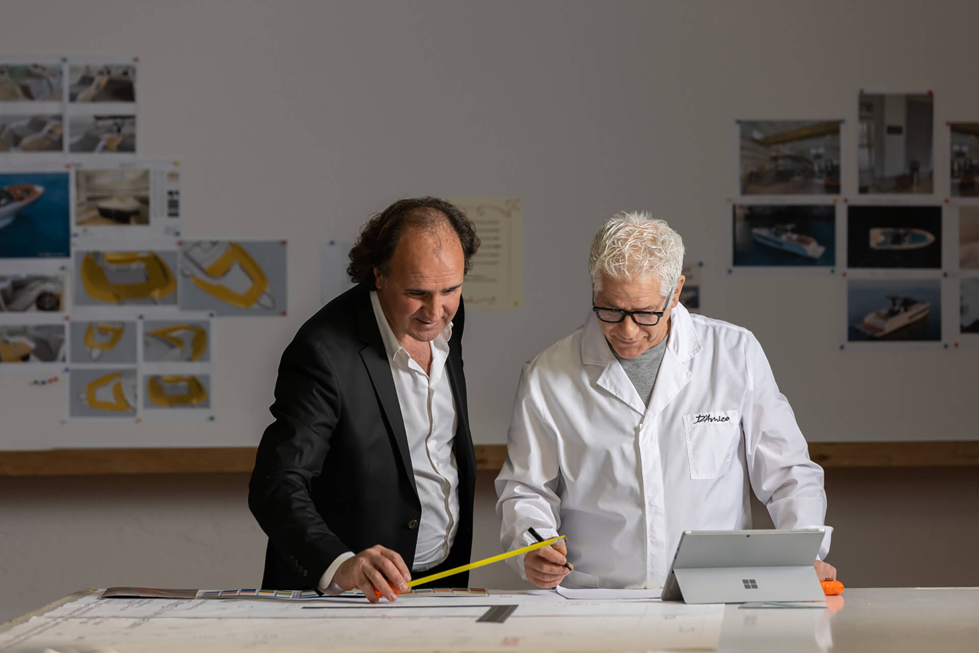 tappezzeria nautica damico fase progettazione